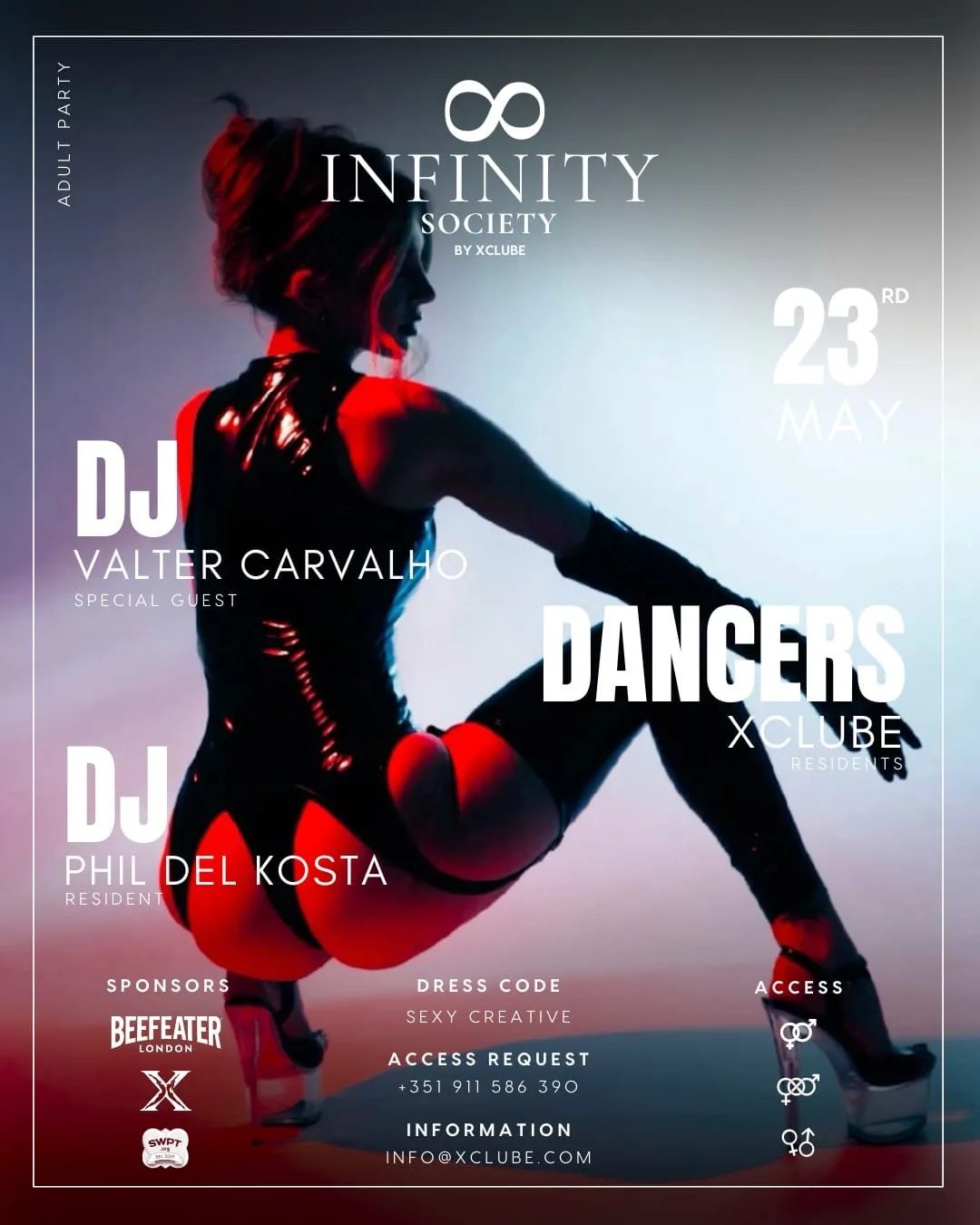 Affiche Infinity Society by XClube – a afirmação de um novo clássico moderno