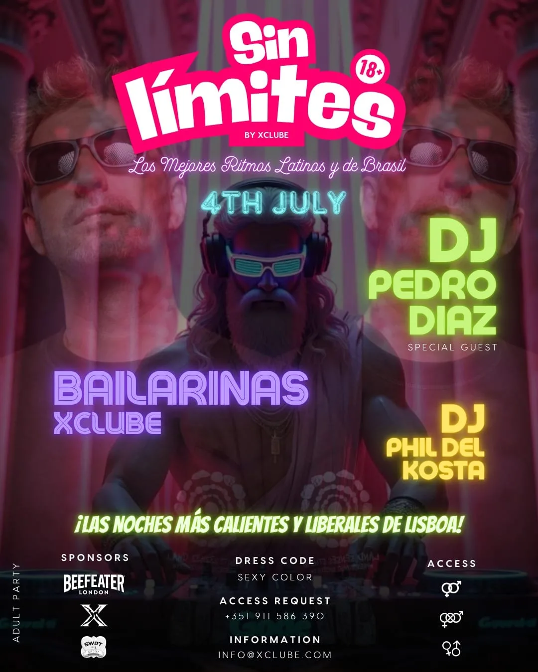 Affiche Sin límites… y escaldante!