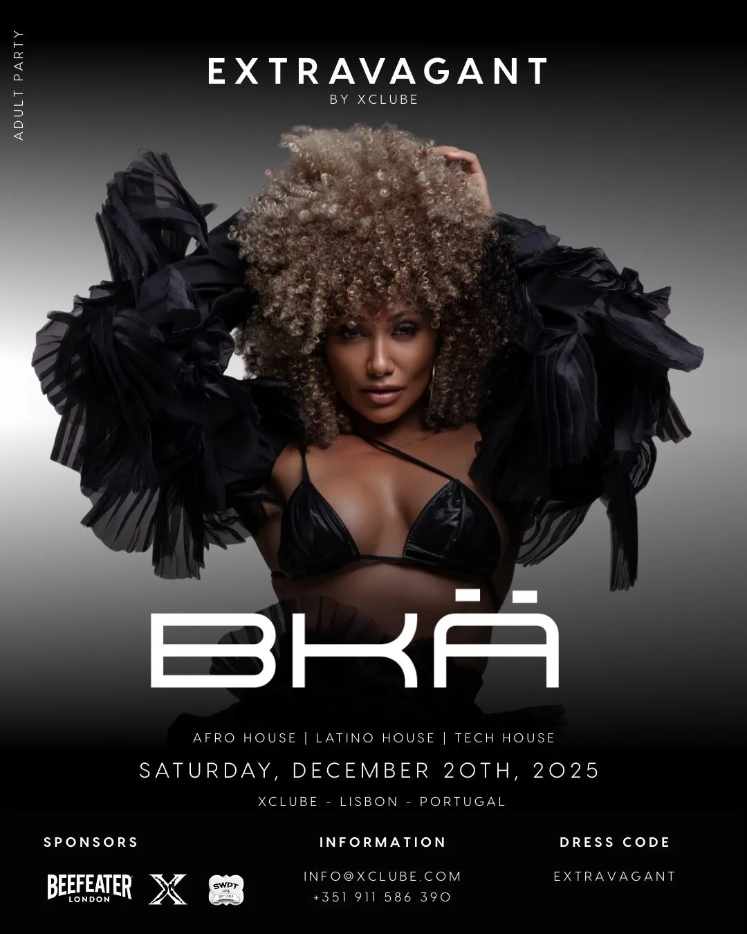 Cartel Extravagant by XClube: Edición Navideña