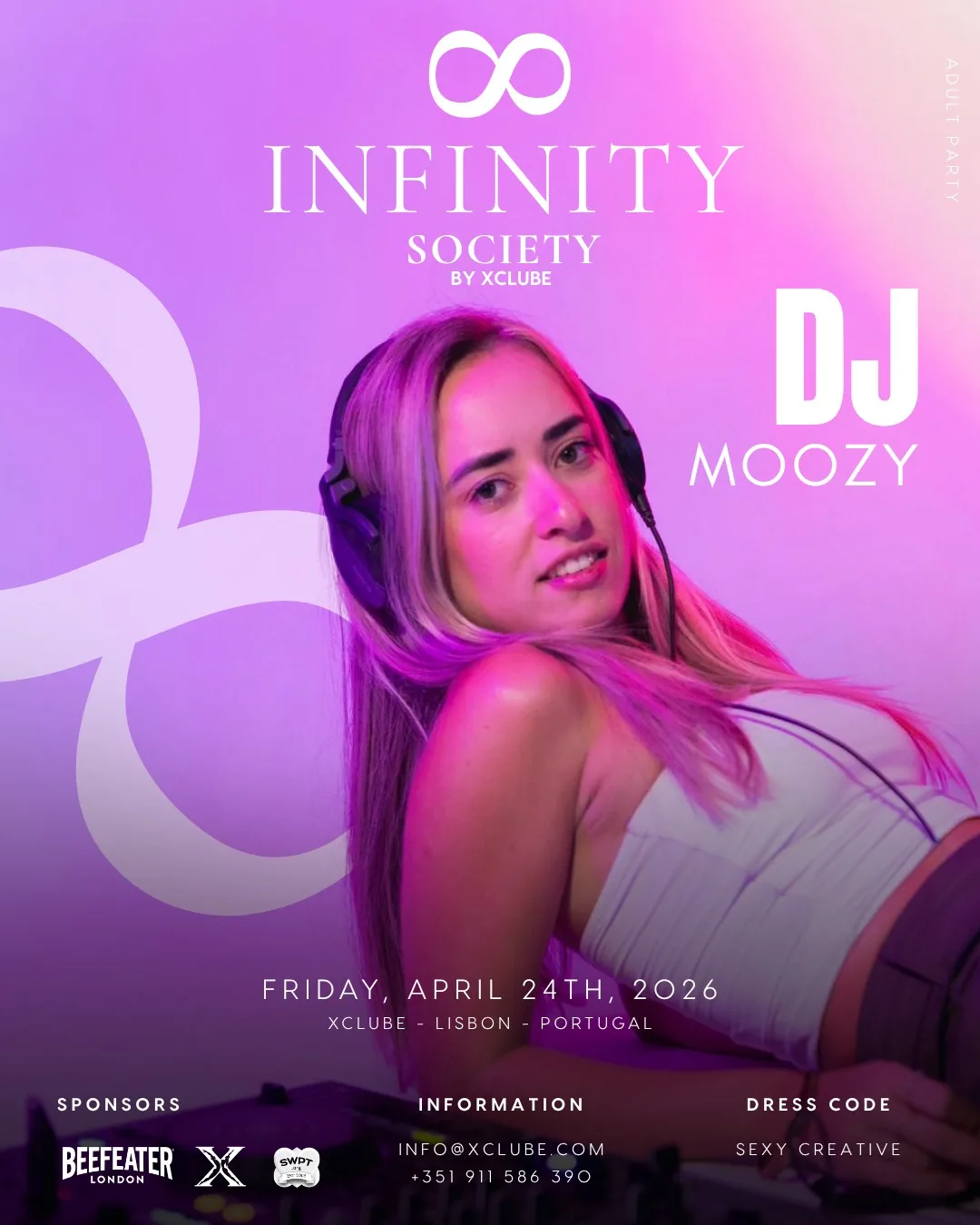 Affiche Infinity Society by XClube