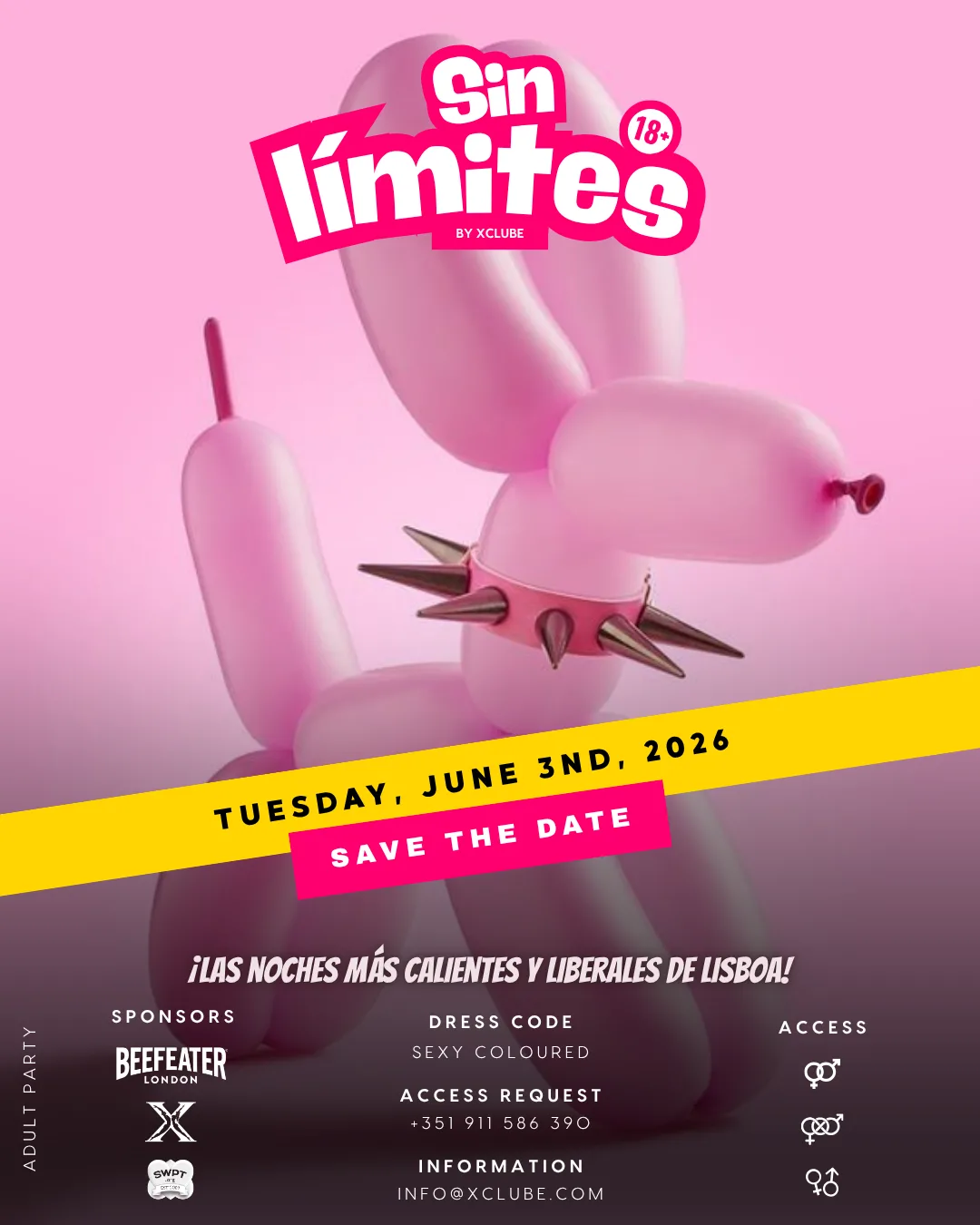 Affiche Festa Sin límites