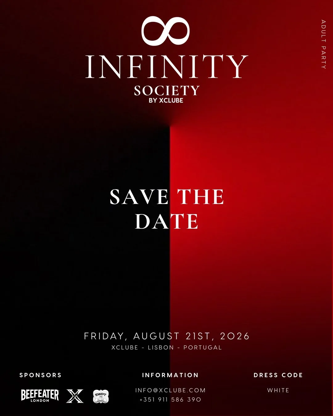 Affiche Infinity Society by XClube